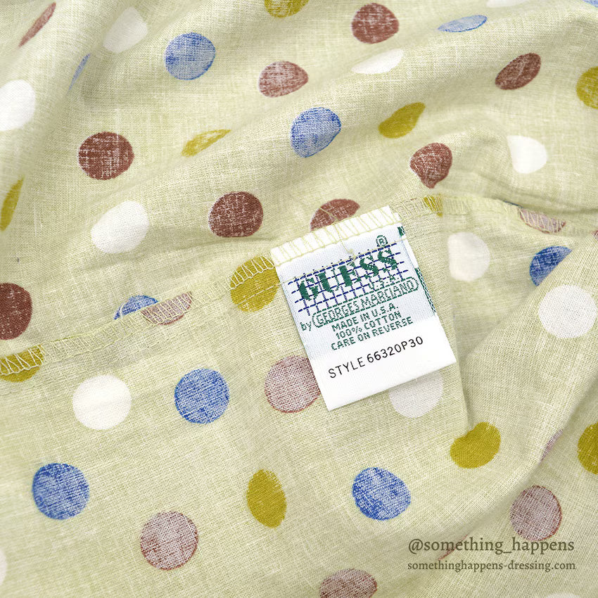 ~1990's GUESS MULTI COLOR POLKA DOTS SHIRT...