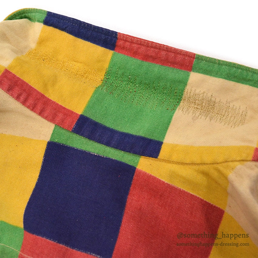 1950's Marlboro BIG TIMBER PRINT FLANNEL GAUCHO SHIRT / MULTI COLOR ... M