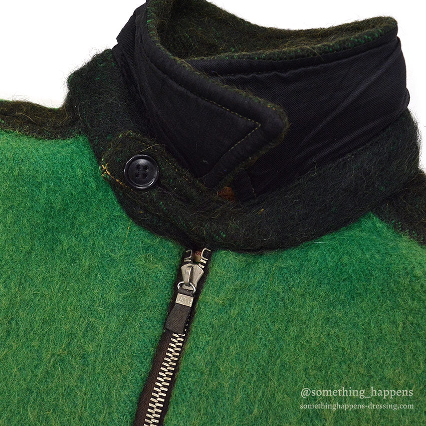 1920's HUDSON'S BAY COMPANY TWO-TONE WOOL JACKET / CHIN STRAP...