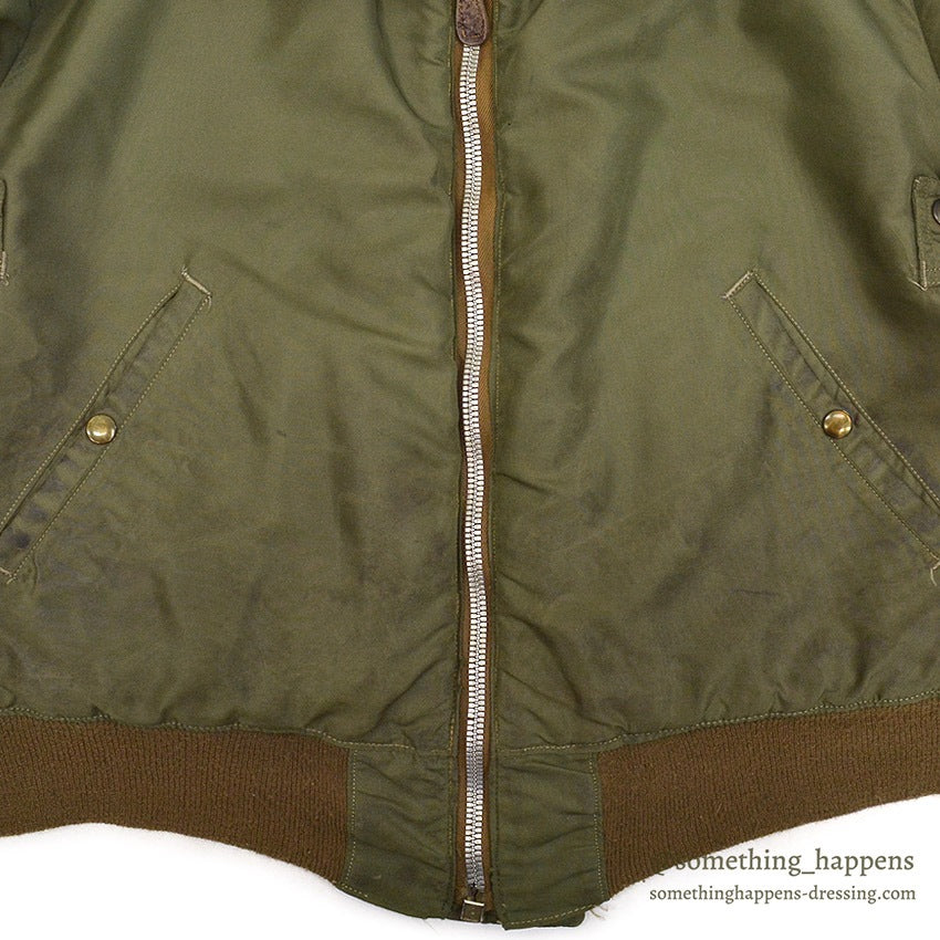 1950's B-15C OD FLIGHT JACKET / RARE COLOR ... 44