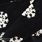 BLACK MOUNTAIN SNOW FLAKE PATTERN FLEECE JACKET...L