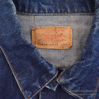 1960s LEVI'S 70505-0217 BIG-E DENIM JACKET / Transition Period ... 50