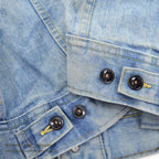 1970's Lee 101-J DENIM JACKET / BLEACHED... 46