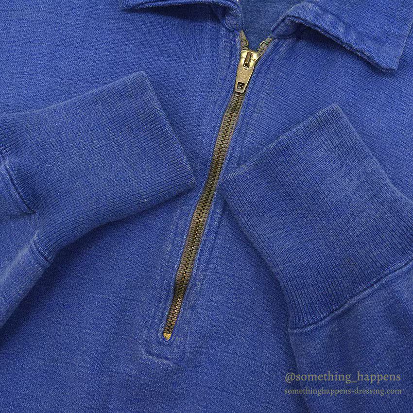1950's CHATTANOOGA ATHLETIC HALF-ZIP SWEAT SHIRT...