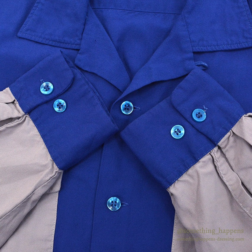 1960's 301 TWO-TONE RAYON SHIRT...L