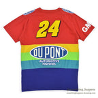 1990's CHASE ALL OVER RACING SPONSOR PRINT T-SHIRT ... M