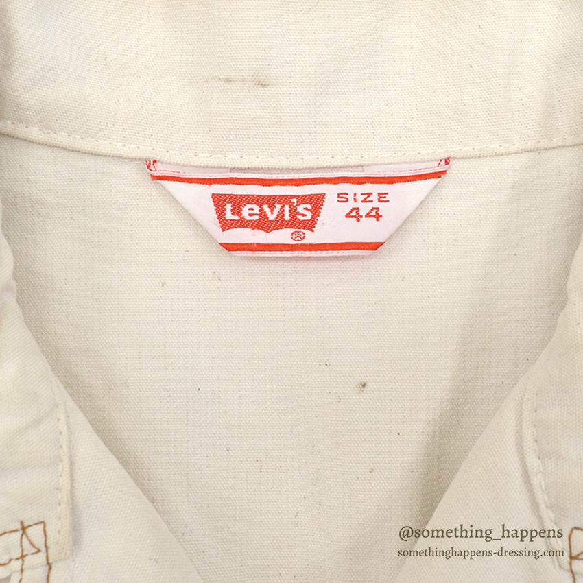 1970's Levi's 70509-2655 ORANGE TAB COTTON JACKET ... 44