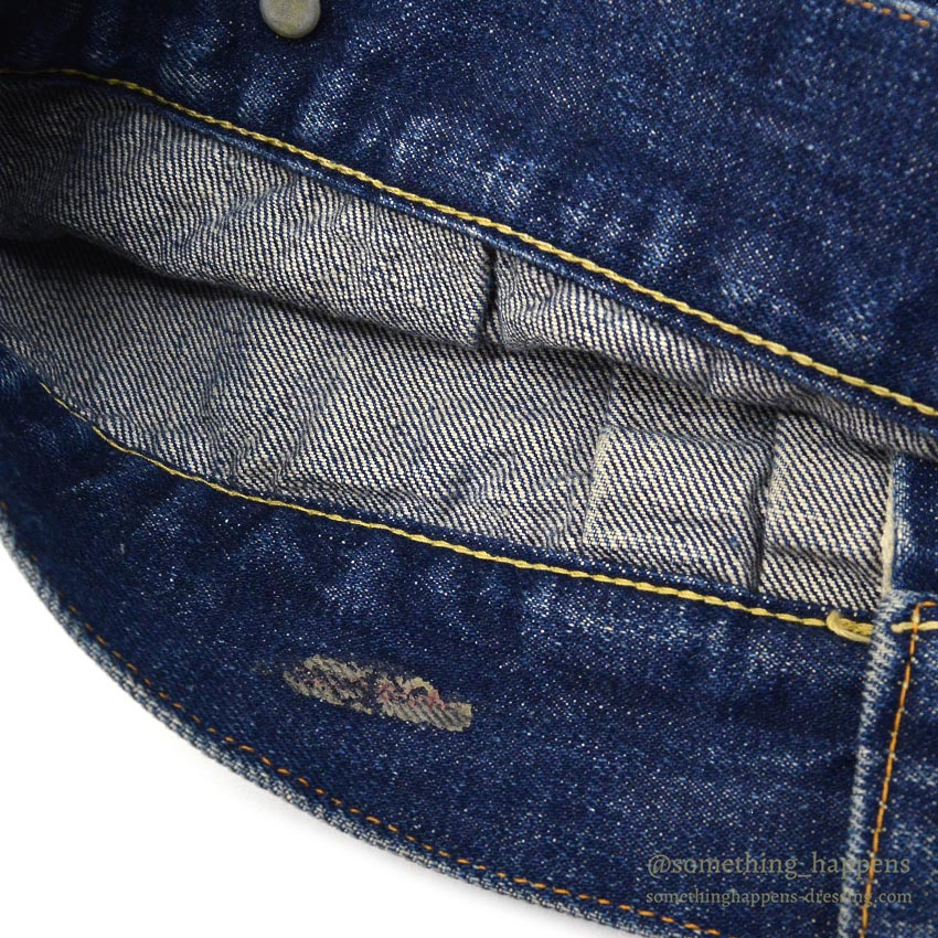 1950's LEVI'S 507BXX DENIM JACKET BOY'S MODEL / LEATHER PATCH ...