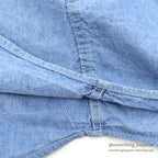1980's FIVE BROTHER CHAMBRAY SHIRT...L