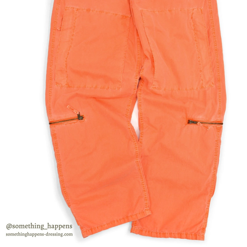 1990's~ POLO RALPH LAUREN PARACHUTE PANTS / ORANGE  ... W33/L30