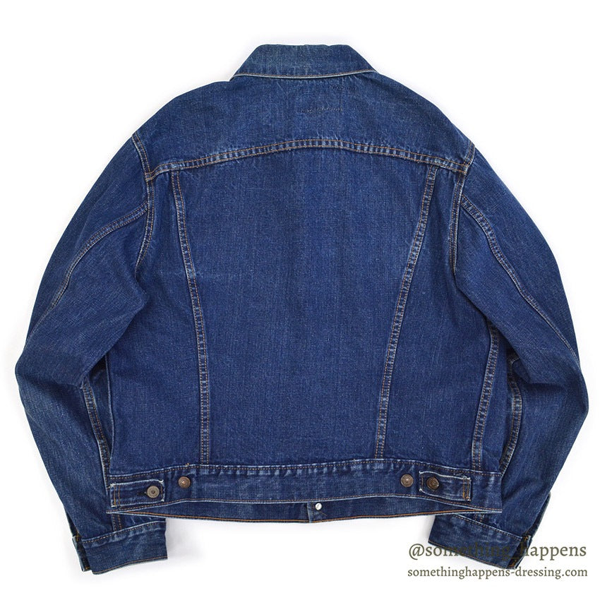 1970's Levi's 70505-0217 DENIM JACKET / INDIGO... Fits like 46