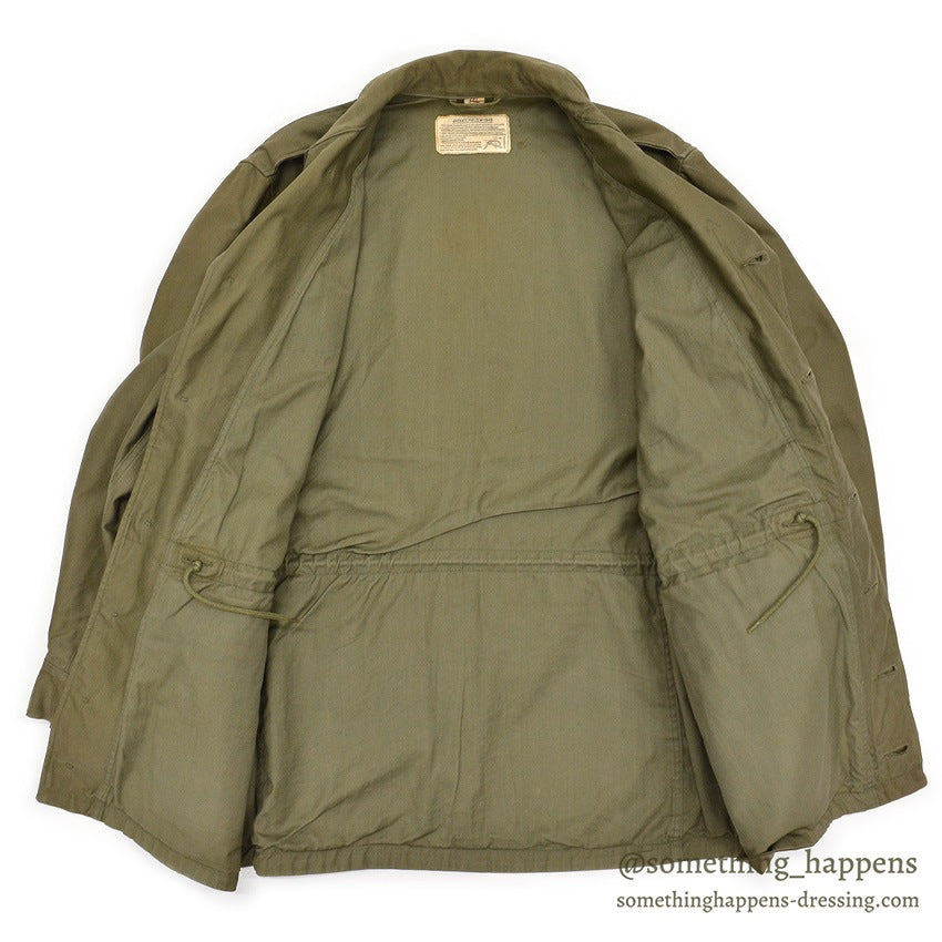 1940's WW2 M1943 FIELD JACKET / PORTRAIT PAINT, SUPER RARE ... 34L