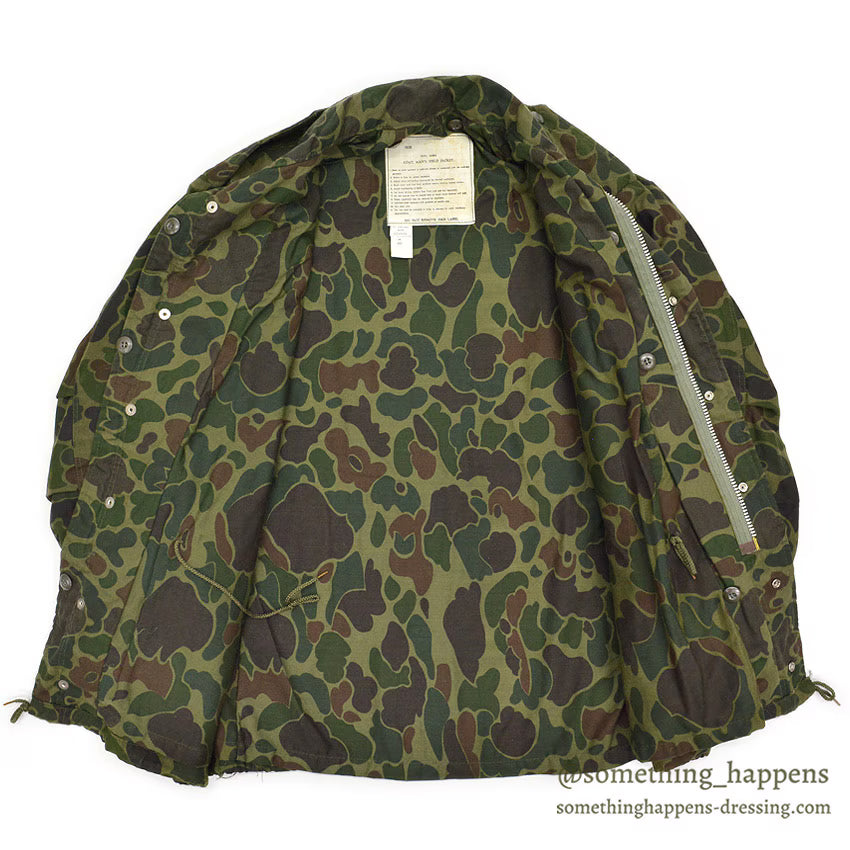1970's CIVILIAN M-65 DUCK HUNTER CAMO JACKET WPL10881 / ALMOST DEADSTOCK ... M