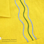 1960's DEADSTOCK CRESTMONT FLOWER EMBROIDERY S/S SHIRT ... M