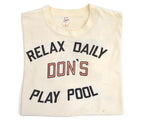 60's　CHEROKEE 'RELAX DAILY…'  GO KART 両面プリント 染み込み Tシャツ レア　SIZE M