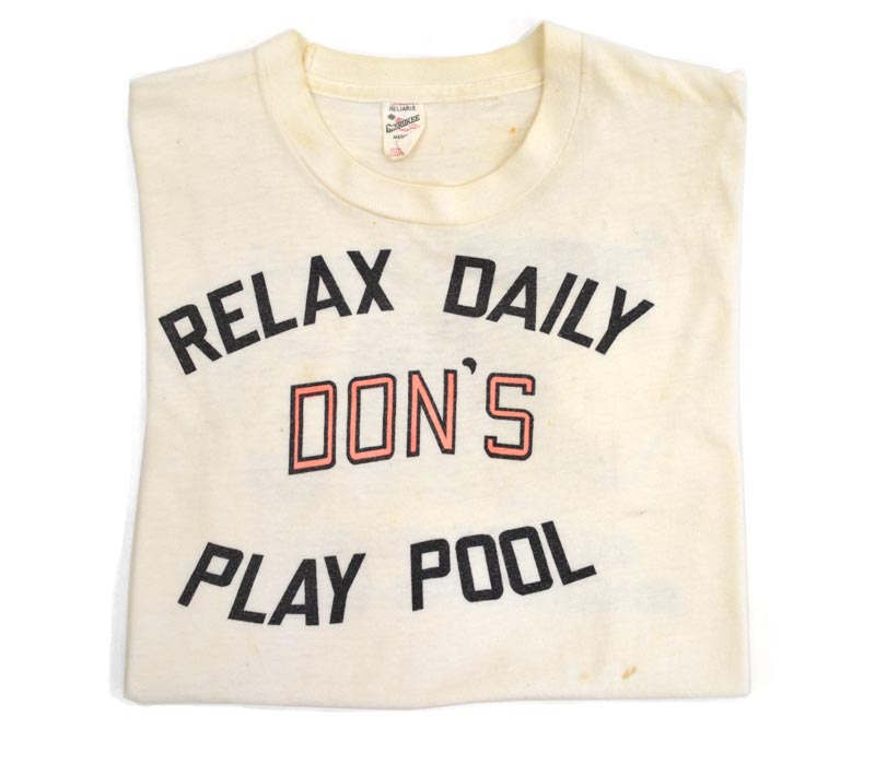 60's CHEROKEE 'RELAX DAILY…' GO KART Double-Sided Print Discharge T-Shirt Rare SIZE M 