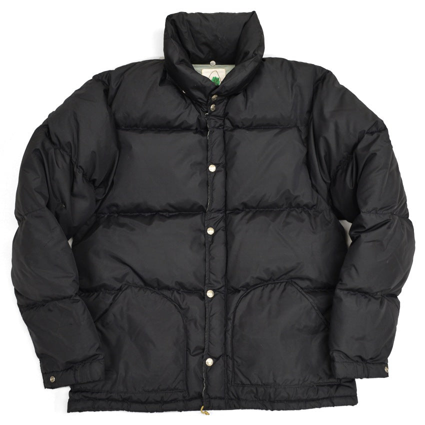 ~80's SIERRA DESIGNS Down Jacket, Black!! Rare...L
