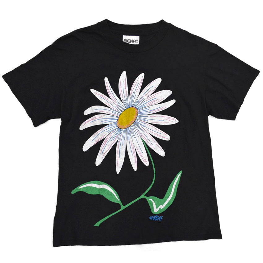 90's FUNSTUFF NY Flower Art T-shirt... L