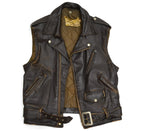 70's Schott 'PERFECTO' ONESTAR RIDERS CUT OFF BROWN