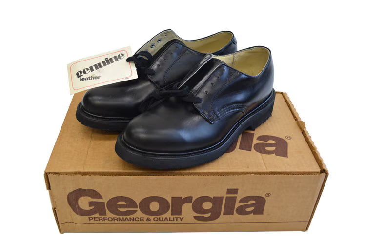 80's DEADSTOCK GEROGIA 5EYELET GARAGE OXFORD SHOES