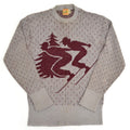 40's~ GLENSPEY SPORTWEAR 'Skiers' Jacquard knit...