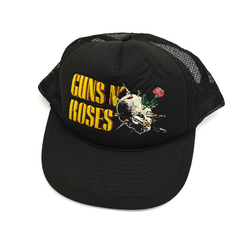 ~90's GUNS N' ROSES Skull Rose Cap...