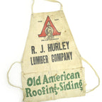 'THE OLD AMERICAN' Chief Indian Head Canvas Work Apron...