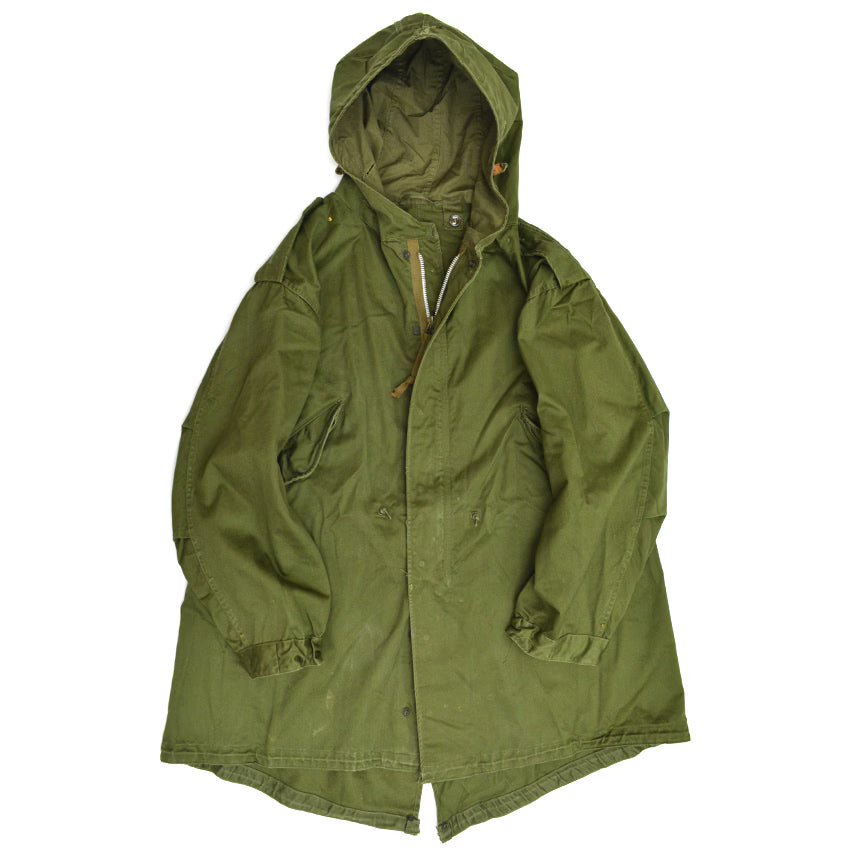 50's US ARMY M-51 Kravin Park Clothes Early Type Fishtail Parka... L