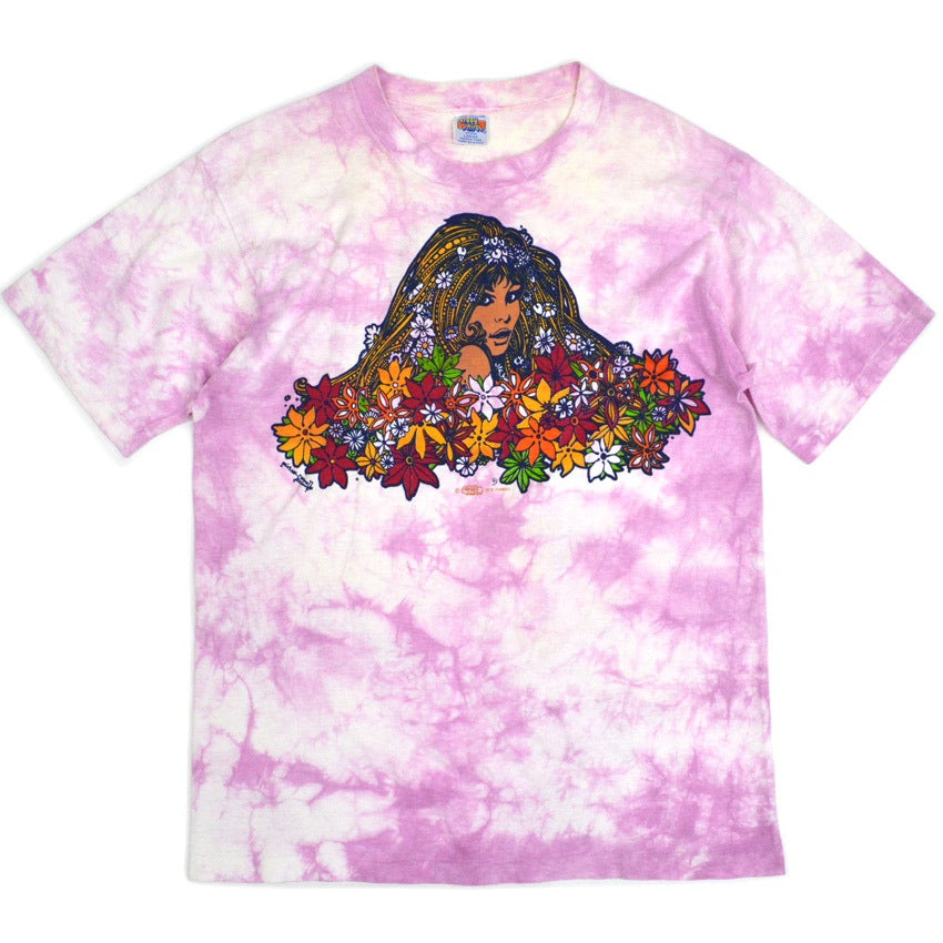 70's Crazy Shirts 'Hula Girl' Double-Sided Print T-Shirt...