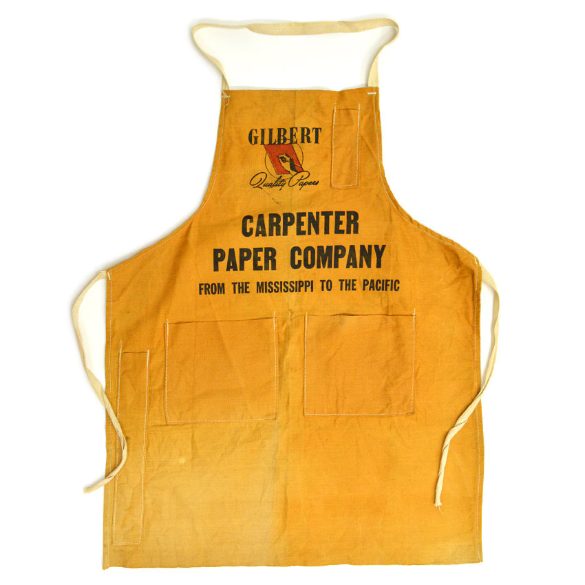 50's~ 'GILBART quality papers' Advertising Apron...