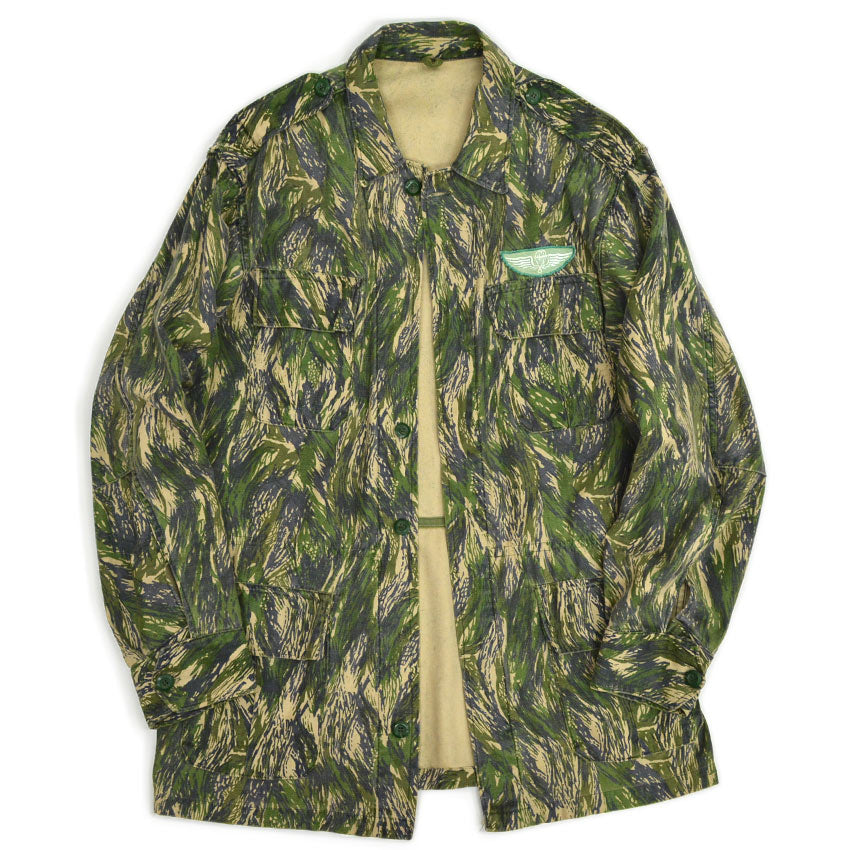 70's~ 'Greek seaweed pattern' Military BDU Jacket...