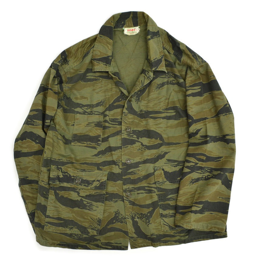 60s-era KAMO Tiger Stripe Jacket, Civilian Model...