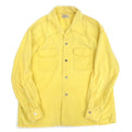 50's Arrow Lemon Yellow Corduroy Box Shirt ... ML
