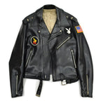 50's Vinyl Leather Two Star Double riders Jacket... 40