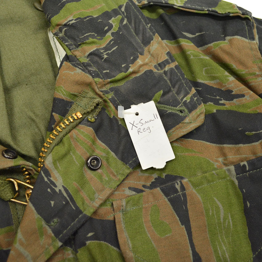 80s- M-65 Deadstock Tiger Stripe... XS-R