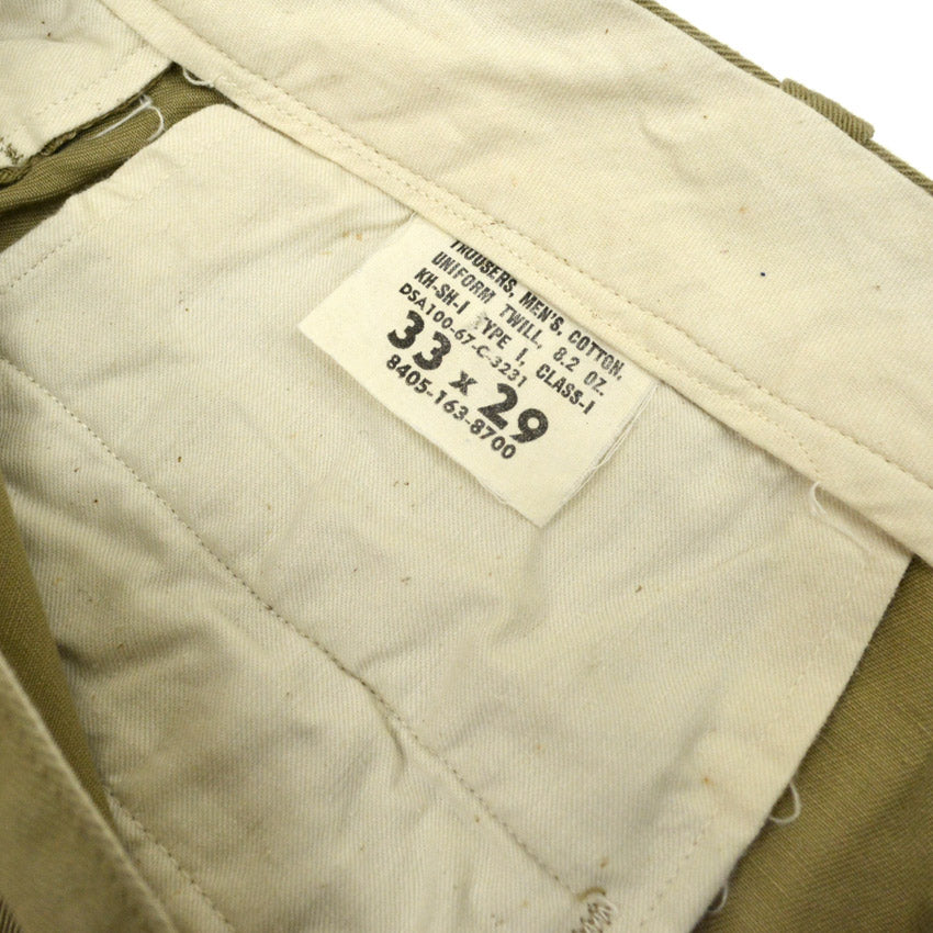 60's US ARMY Chino Trousers... W31 x L28
