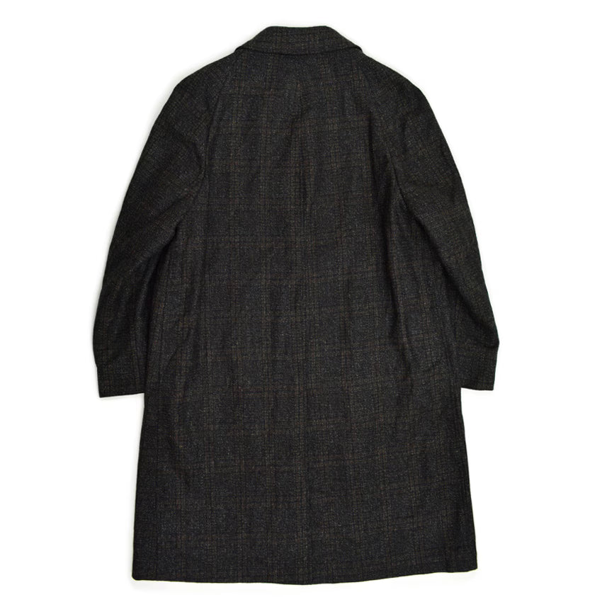 50's Deadstock PENNEYS Black Plaid Wool Coat...