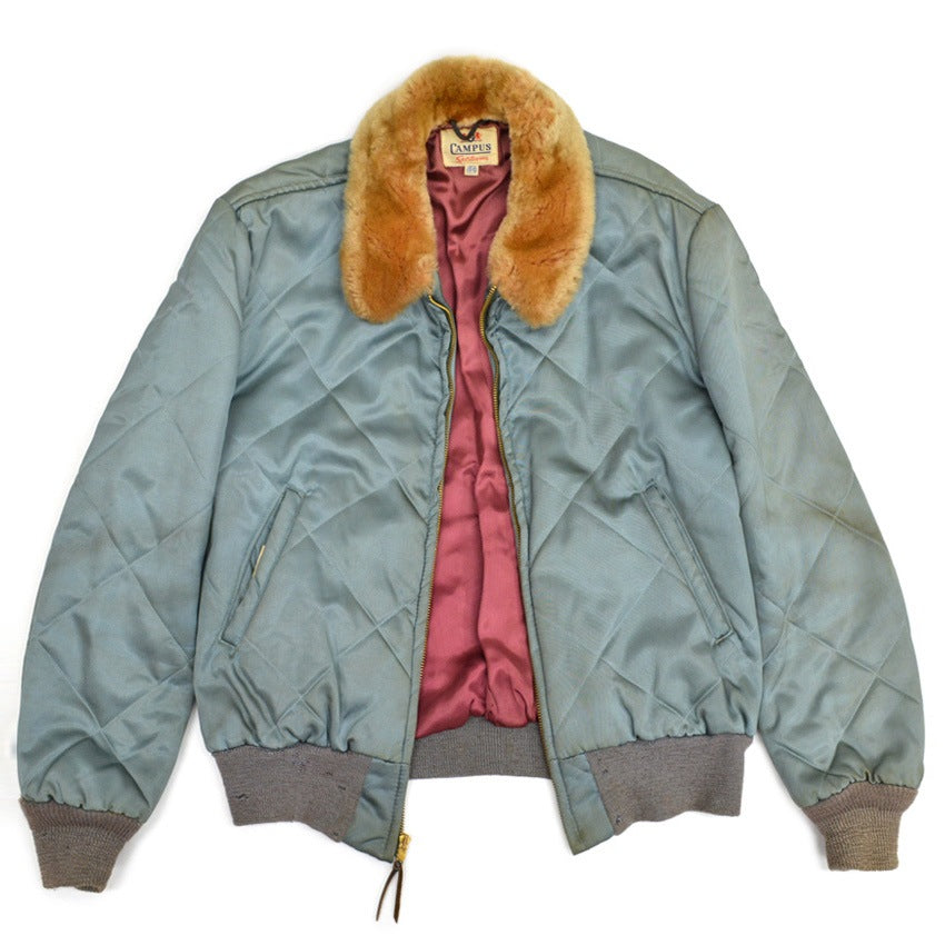 50's CAMPUS B-15 Type Quilting Jacket ... As-Is 44
