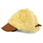 1910's Swedish Military WW1 Winter Hat Sheepskin...