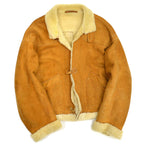 70's Mouton Jacket Wood Toggle Button...
