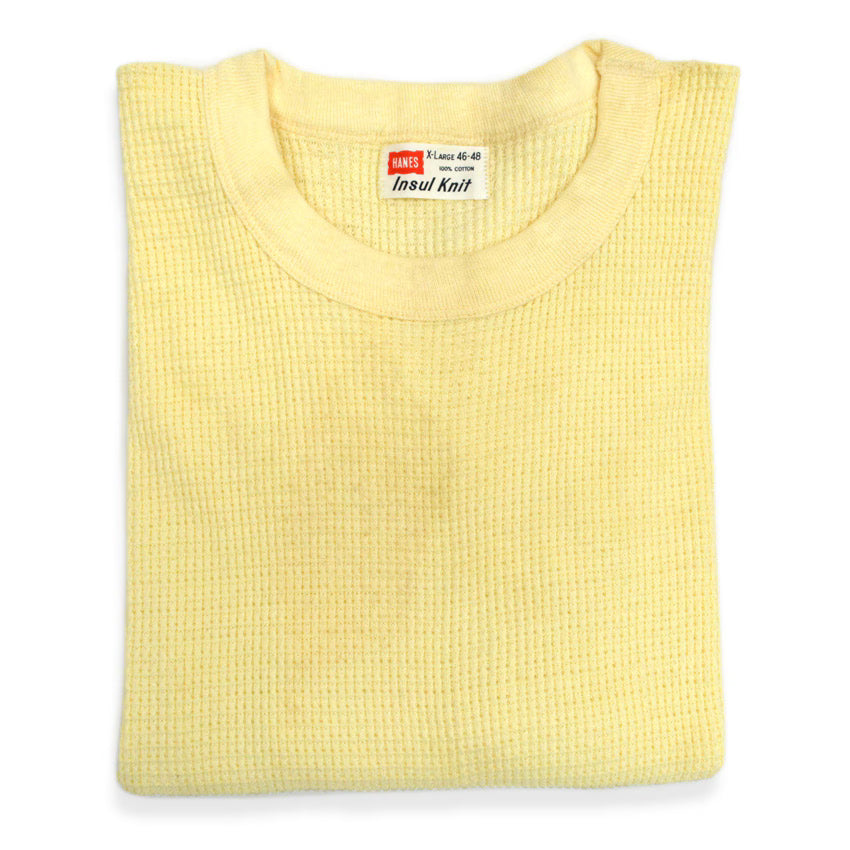 60's Deadstock Hanes 'Insul Knit' Thermal Shirt... XL