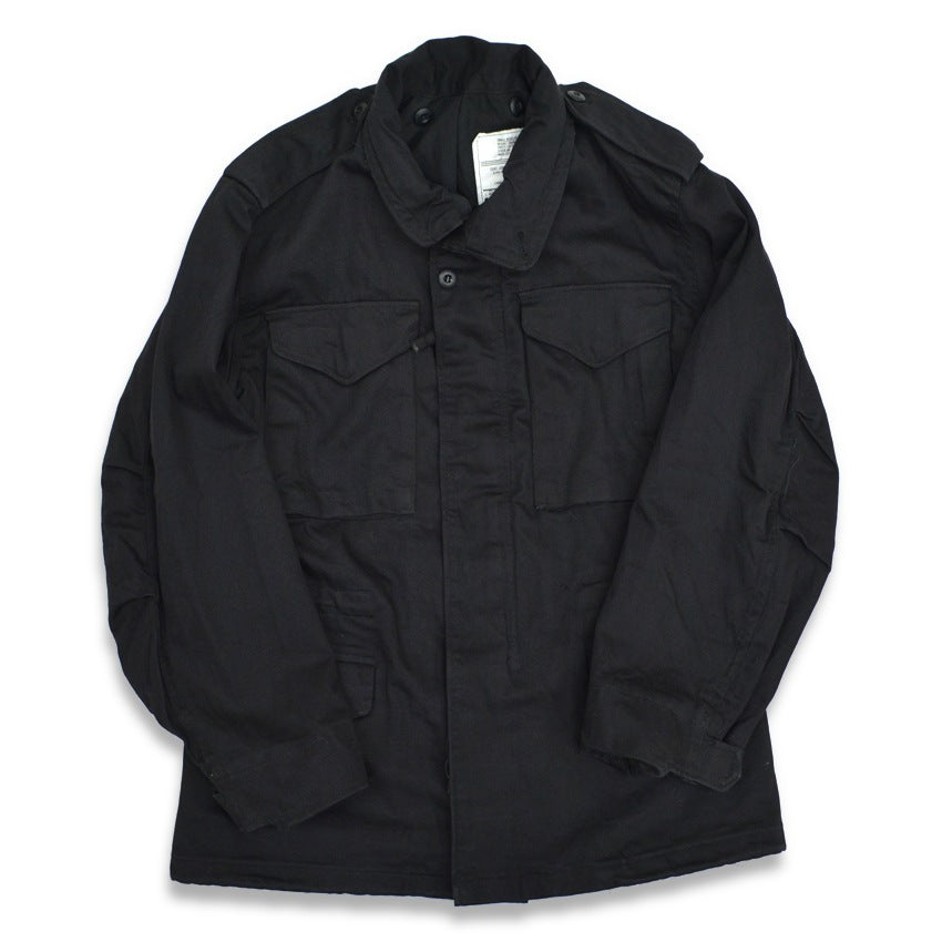 90's ALPHA M-65 BLACK ALL COTTON... SR