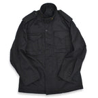 90's Deadstock ALPHA M-65 Black ALL COTTON ... SR