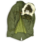 70's Deadstock US ARMY M-65 Fishtail Parka 3-Piece Set... Size S