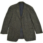 1950s University Town Salt and Pepper Wool Tailored Jacket...