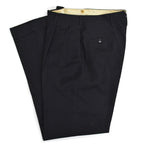 40's~ Black wool work trousers...W32×L32