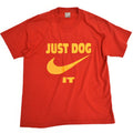 90's NIKE Parody 'JUST DOG IT' T-shirt... XL