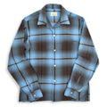 60's~ BRENT PLAID RAYON SHIRTS...M