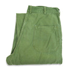 60's USMC P-58 UTILITY COTTON SATEEN TROUSERS... W33×L28