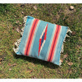 circa ~1970's CHIMAYO RUG CUSHION... 37cm×33cm